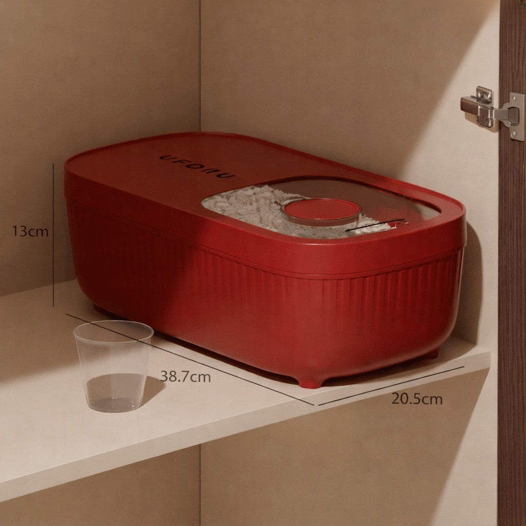 Luftdichte Futterbox aus BPA-freiem Kunststoff mit Silikondichtung für Trockenfutter, Ansicht 16
