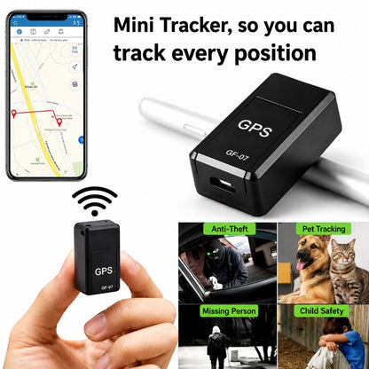 Mini GPS-Tracker mit Magnet, wiederaufladbarem Akku und Ortung per App für Auto und Gepäck, Ansicht 2