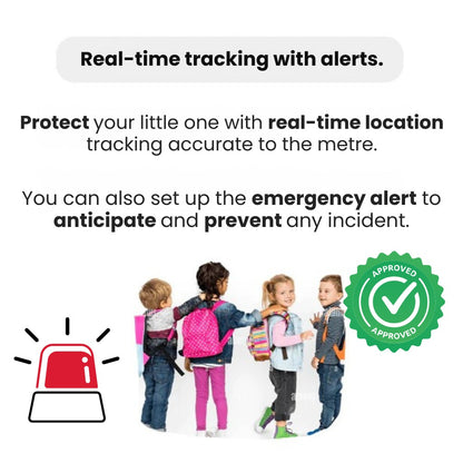 Mini-Tracker für Kinder mit App-Ortung, Alarmtaste und IP67, 17 g leicht, Ansicht 8