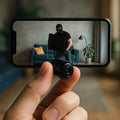 Mini-WLAN-Kamera mit 1080p, Audio und App-Zugriff für Kinderzimmer und Haustiere