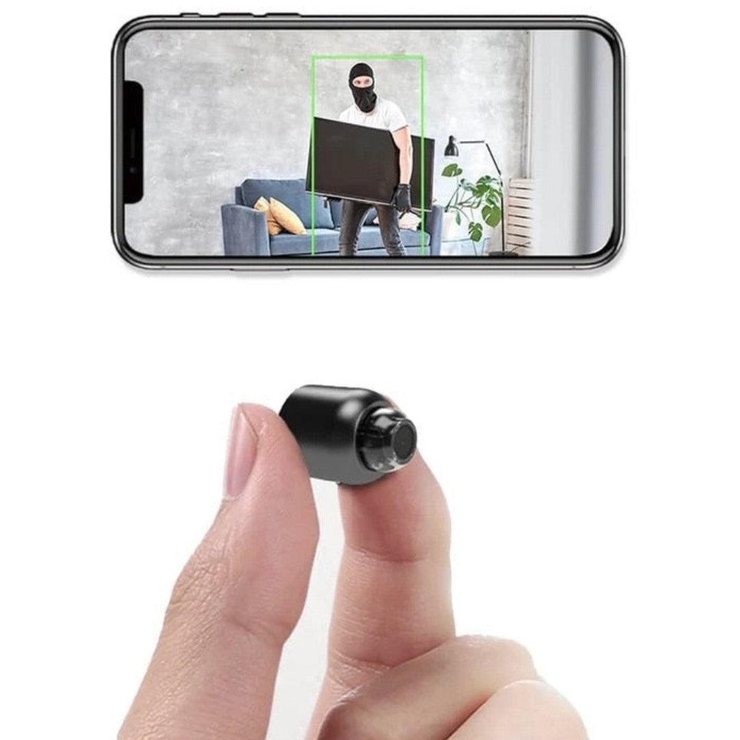 Mini-WLAN-Kamera mit 1080p, Audio und App-Zugriff für Kinderzimmer und Haustiere, Ansicht 2