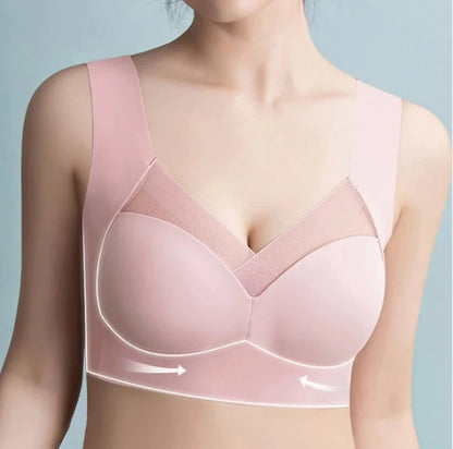 Nahtloser BH ohne Bügel mit flexiblen Einlagen und breiten Trägern, Ansicht 11