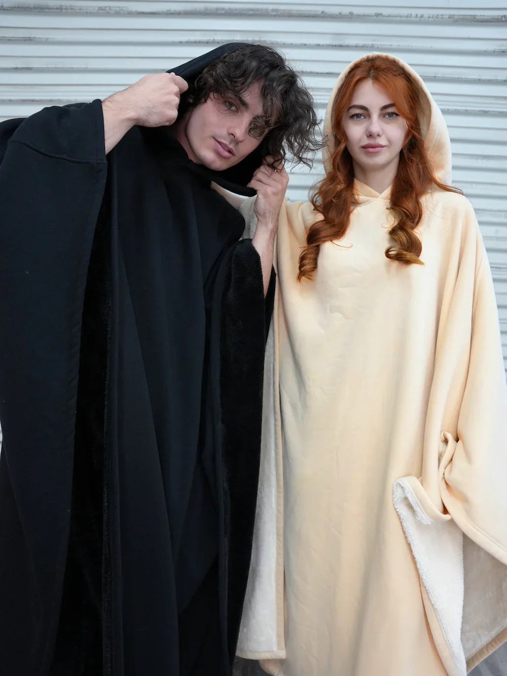 Oversized Damen-Hoodie-Decke mit weichem Plüschfutter und großer Kapuze, Ansicht 14