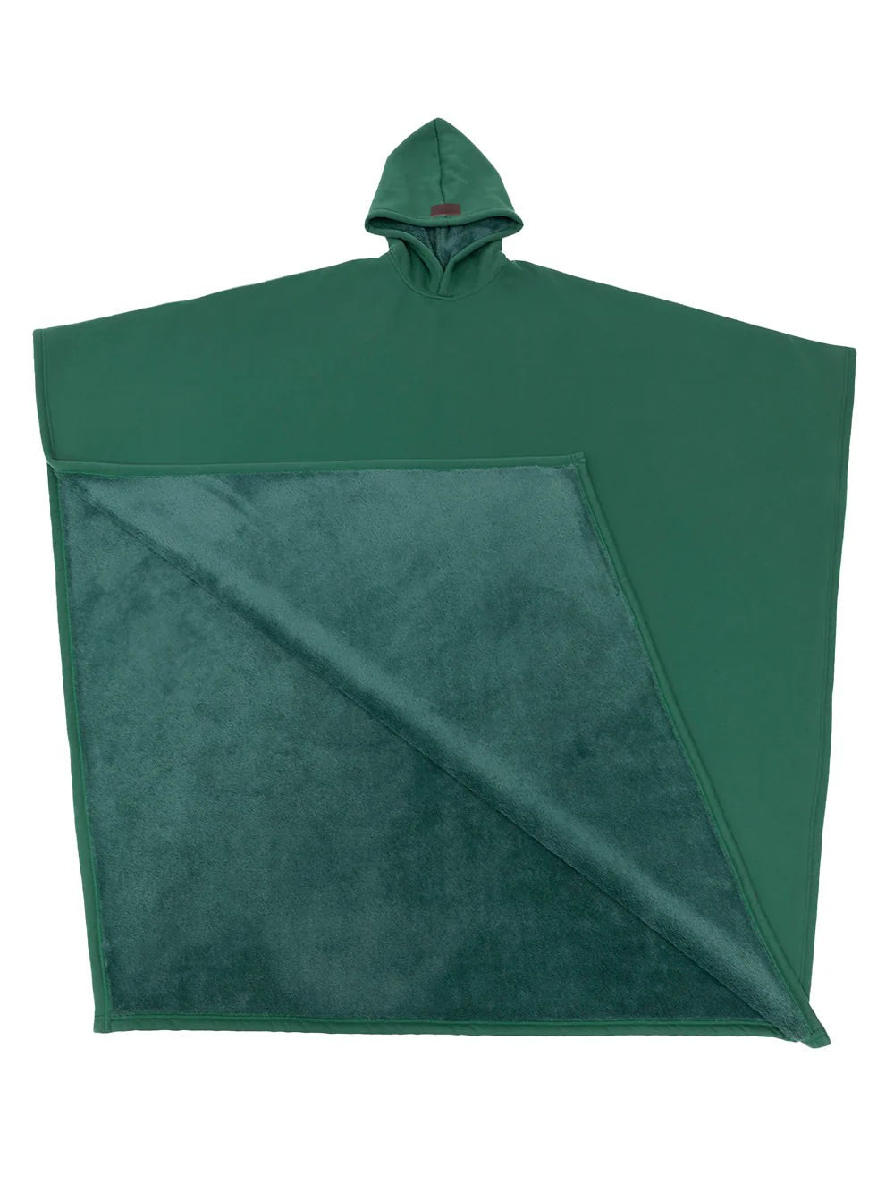 Oversized Damen-Hoodie-Decke mit weichem Plüschfutter und großer Kapuze in Grün