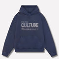 Oversized Herren-Hoodie mit Schriftzug-Print, Kängurutasche und doppellagiger Kapuze mit Kordelzug