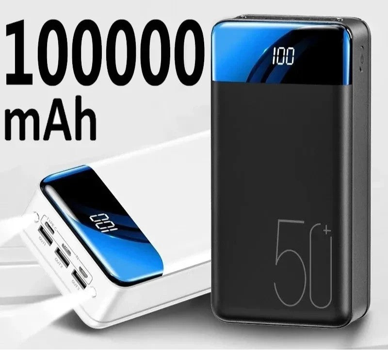 Powerbank mit 30.000 mAh, Schnellladefunktion und LED-Anzeige für Smartphone und Tablet, Ansicht 7