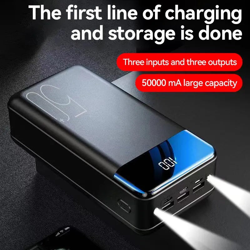 Powerbank mit 30.000 mAh, Schnellladefunktion und LED-Anzeige für Smartphone und Tablet, Ansicht 9