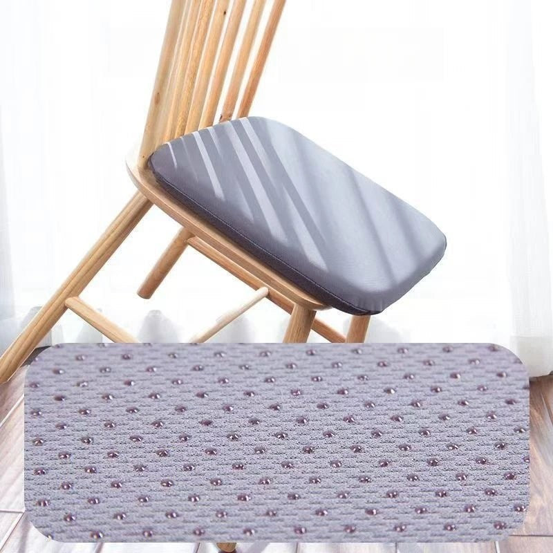 Quadratisches Sitzkissen aus Memory-Foam mit rutschfester Unterseite für Stuhl, Büro und Auto, Ansicht 7