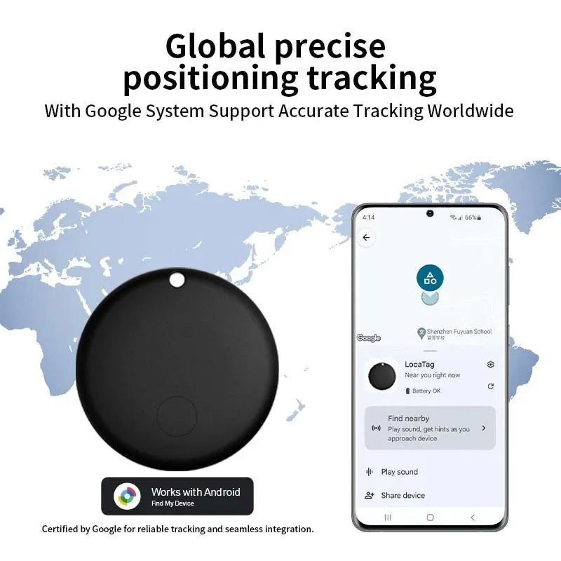 Reflektierendes Haustierhalsband mit Tracker für Android, Glocke und Sicherheitsverschluss, Ansicht 10
