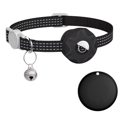 Reflektierendes Haustierhalsband mit Tracker für Android, Glocke und Sicherheitsverschluss, Ansicht 2