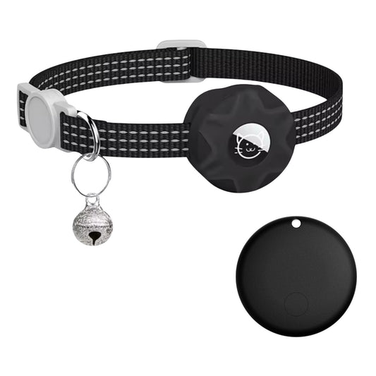 Reflektierendes Haustierhalsband mit Tracker für Android, Glocke und Sicherheitsverschluss, Ansicht 2