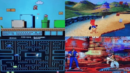 Retro-Spielkonsole als HDMI-Stick mit 64 GB, über 20.000 Spielen und 2 kabellosen Controllern, Ansicht 3