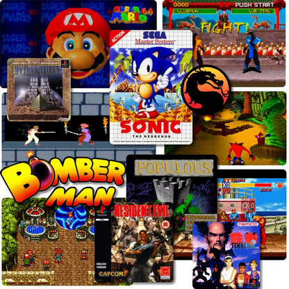 Retro-Spielkonsole als HDMI-Stick mit 64 GB, über 20.000 Spielen und 2 kabellosen Controllern, Ansicht 15