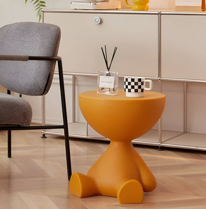 Runder Beistelltisch aus Kunststoff in Figurenform als Couchtisch oder Dekotisch, Ansicht 12