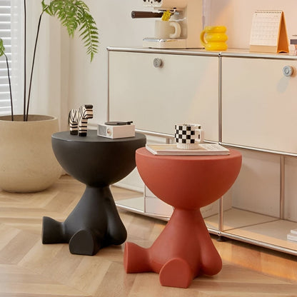 Runder Beistelltisch aus Kunststoff in Figurenform als Couchtisch oder Dekotisch, Ansicht 15