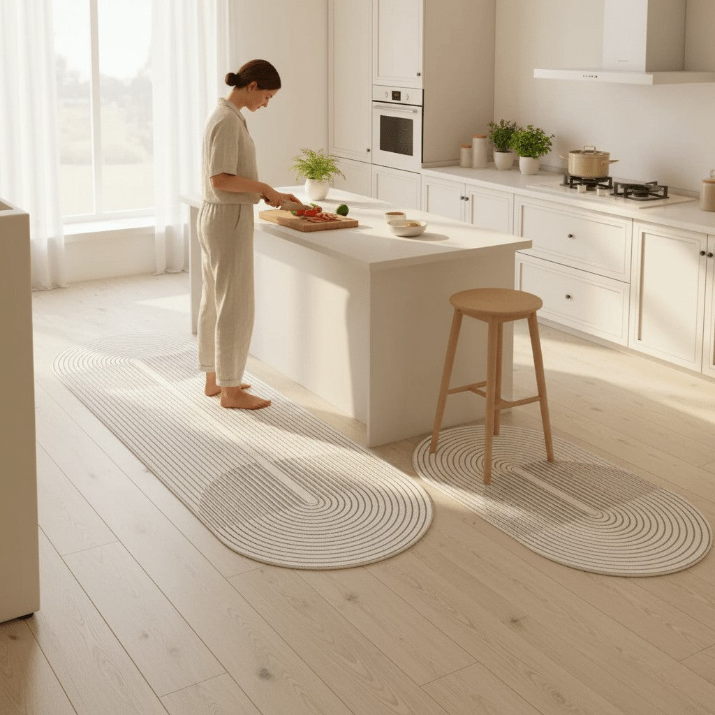 Rutschfeste Küchenmatte aus PU-Schaum mit wasserabweisender Oberfläche und weicher Polsterung, Ansicht 6