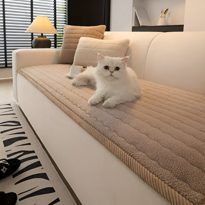 Rutschfester Sofaschoner für Haustiere aus gestepptem Plüsch, waschbar, in Größen von 70 x 70 bis 70 x 240 cm, Ansicht 10