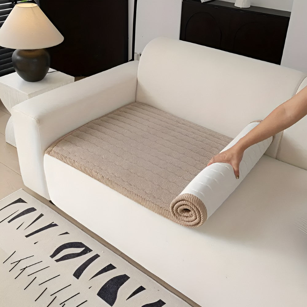 Rutschfester Sofaschoner für Haustiere aus gestepptem Plüsch, waschbar, in Größen von 70 x 70 bis 70 x 240 cm, Ansicht 12