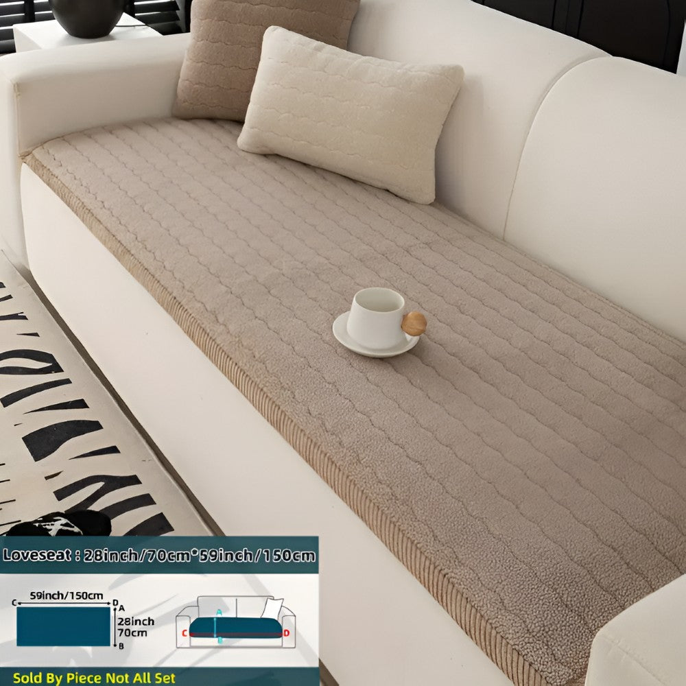 Rutschfester Sofaschoner für Haustiere aus gestepptem Plüsch, waschbar, in Größen von 70 x 70 bis 70 x 240 cm, Ansicht 21