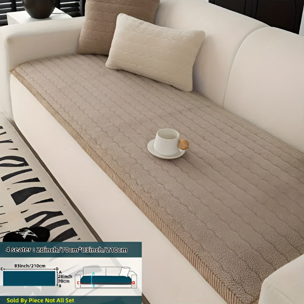 Rutschfester Sofaschoner für Haustiere aus gestepptem Plüsch, waschbar, in Größen von 70 x 70 bis 70 x 240 cm, Ansicht 23