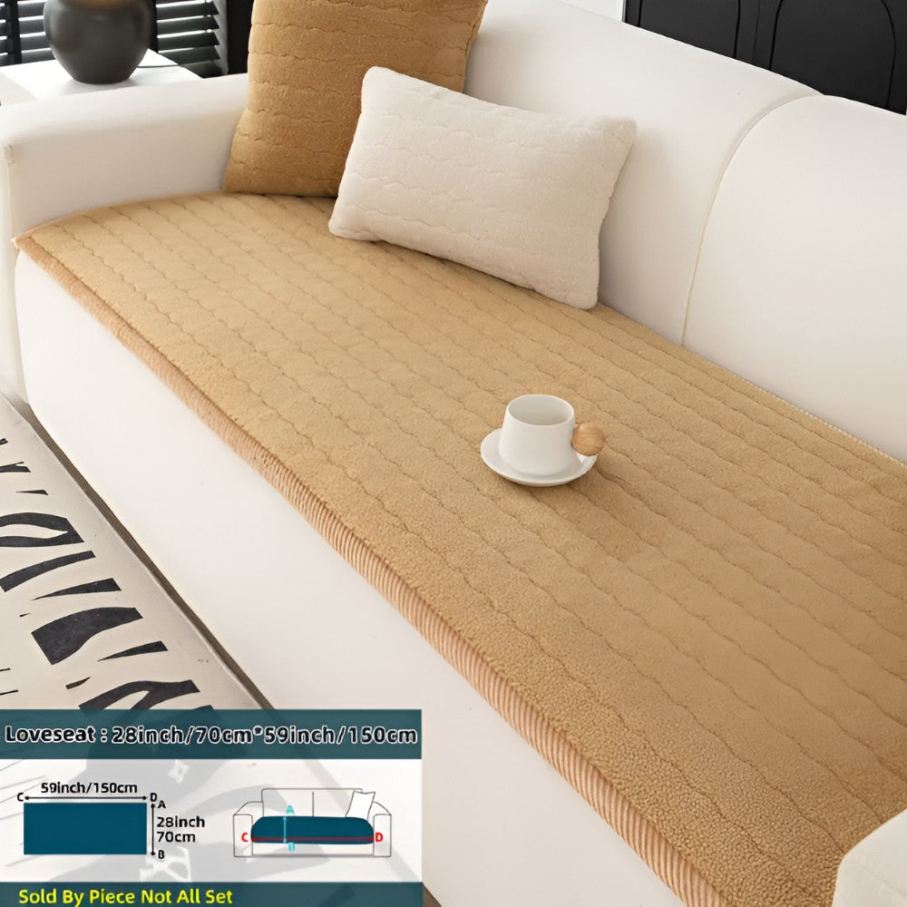 Rutschfester Sofaschoner für Haustiere aus gestepptem Plüsch, waschbar, in Größen von 70 x 70 bis 70 x 240 cm, Ansicht 25