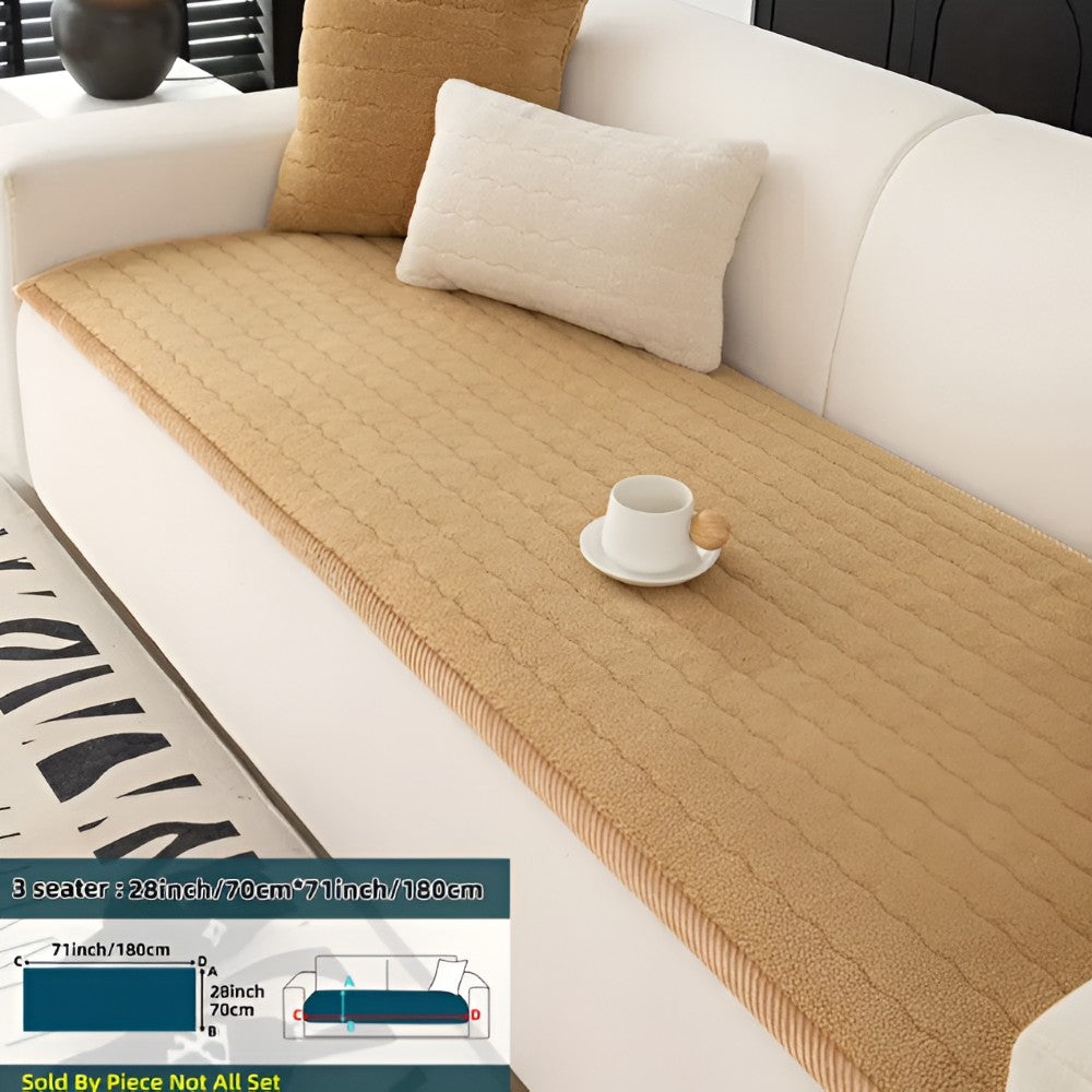 Rutschfester Sofaschoner für Haustiere aus gestepptem Plüsch, waschbar, in Größen von 70 x 70 bis 70 x 240 cm, Ansicht 26