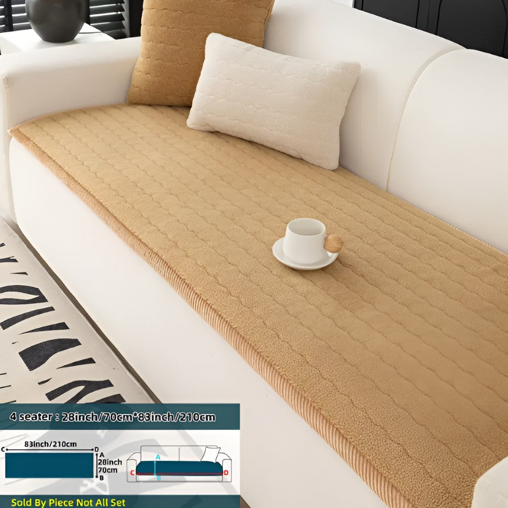 Rutschfester Sofaschoner für Haustiere aus gestepptem Plüsch, waschbar, in Größen von 70 x 70 bis 70 x 240 cm, Ansicht 27