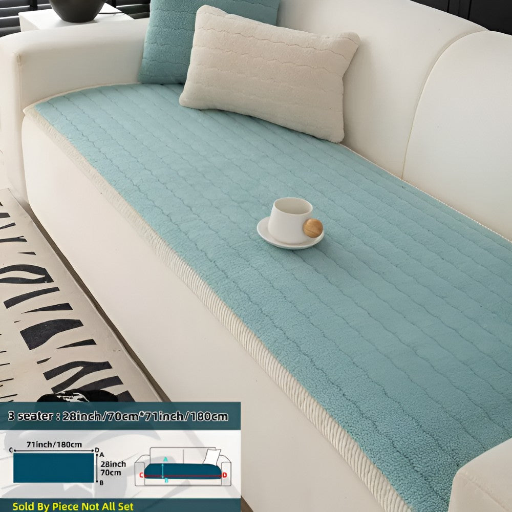 Rutschfester Sofaschoner für Haustiere aus gestepptem Plüsch, waschbar, in Größen von 70 x 70 bis 70 x 240 cm, Ansicht 33