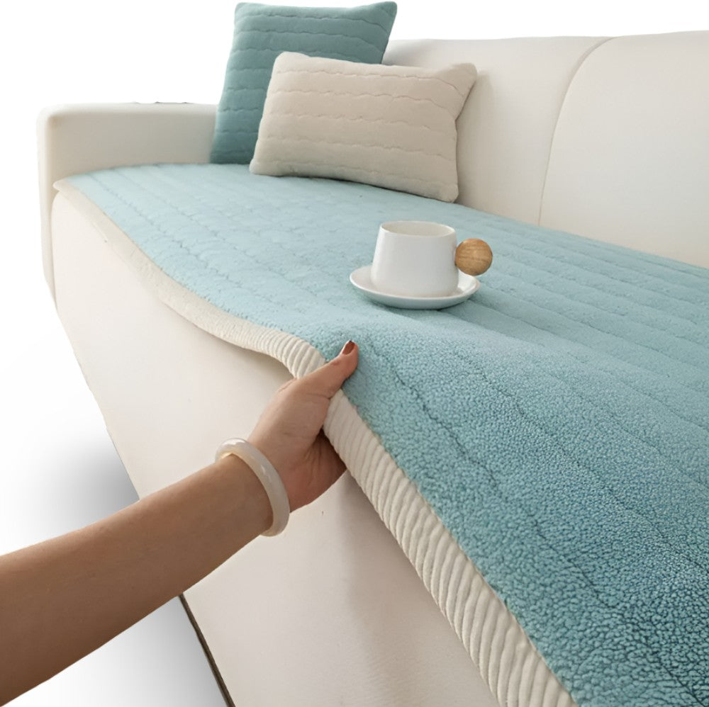 Rutschfester Sofaschoner für Haustiere aus gestepptem Plüsch, waschbar, in Größen von 70 x 70 bis 70 x 240 cm, Ansicht 43
