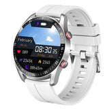 Silber, Silikonarmband Weiß
