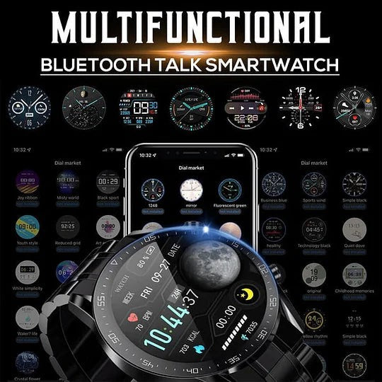 Smartwatch mit Bluetooth-Telefonie, NFC, Musikspeicher und IP67 für Android und iOS, Ansicht 7