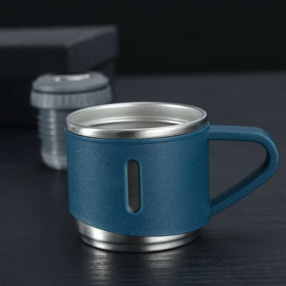 Thermosflasche aus Edelstahl mit 500 ml, Deckel als Becher und 12 Stunden Wärmehaltung, Ansicht 16