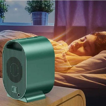 Tragbarer Keramik-Heizlüfter mit Thermostat, Timer und Kippschutz für Wohnzimmer und Büro, Ansicht 7
