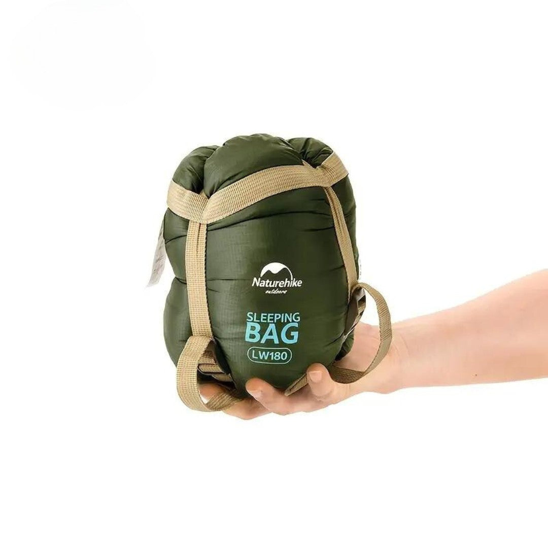 Ultraleichter Deckenschlafsack mit Packsack und Zwei-Wege-Reißverschluss für Camping und Reisen, Ansicht 2