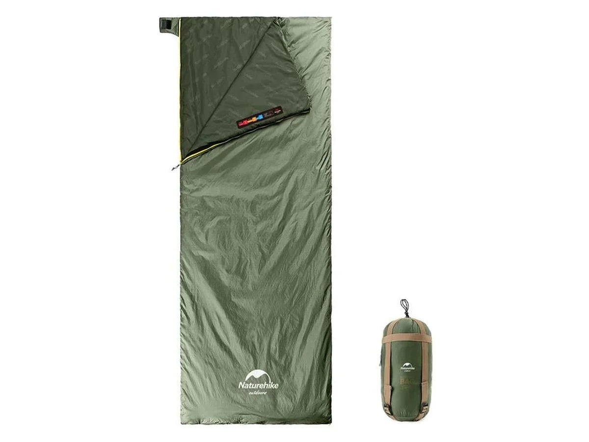 Ultraleichter Deckenschlafsack mit Packsack und Zwei-Wege-Reißverschluss für Camping und Reisen, Ansicht 5