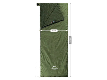 Ultraleichter Deckenschlafsack mit Packsack und Zwei-Wege-Reißverschluss für Camping und Reisen, Ansicht 7