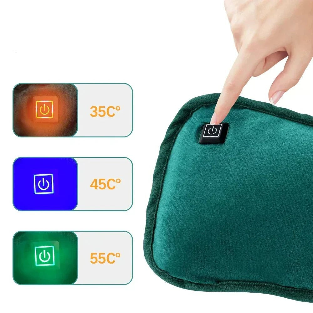 USB-Wärmekissen mit einstellbaren Heizstufen und weichem Bezug für Bett, Sofa und Büro, Ansicht 5