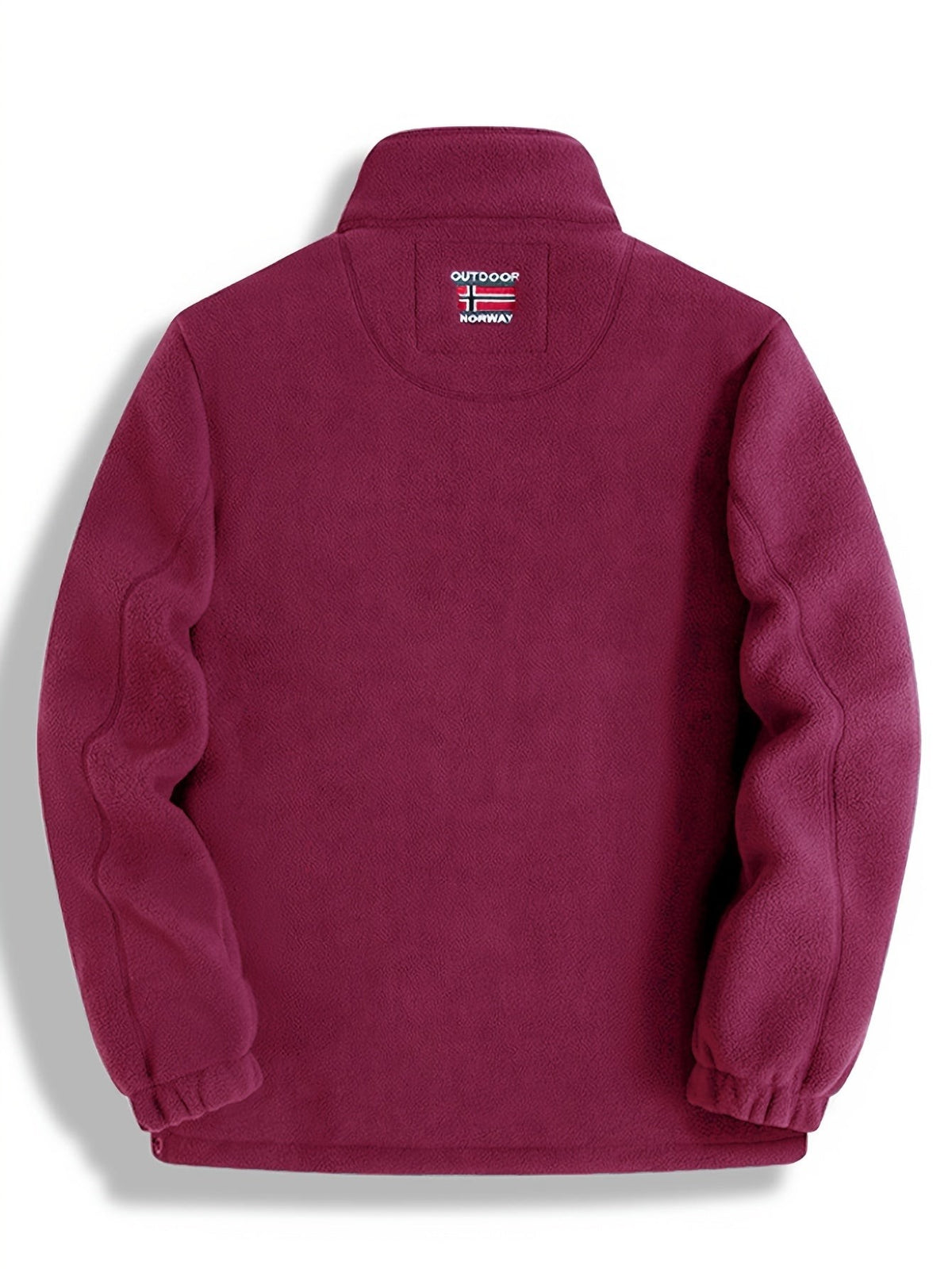 Warme Fleecejacke für Herren mit Stehkragen, Reißverschlusstaschen und Fleecefutter, Ansicht 8