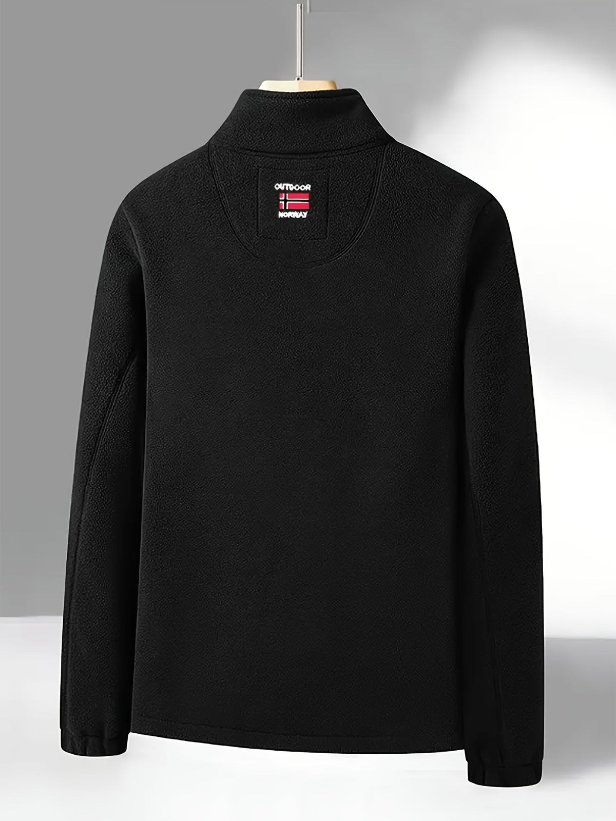Warme Fleecejacke für Herren mit Stehkragen, Reißverschlusstaschen und Fleecefutter, Ansicht 21