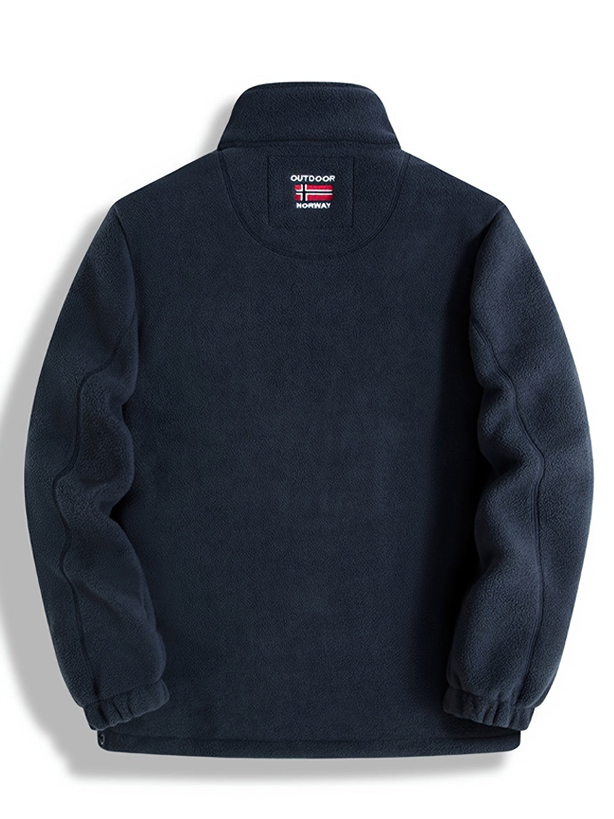 Warme Fleecejacke für Herren mit Stehkragen, Reißverschlusstaschen und Fleecefutter, Ansicht 28