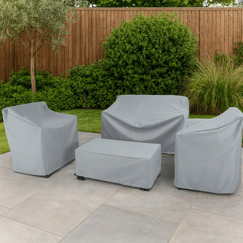 Wasserabweisende Abdeckhaube aus Polyester mit UV-Schutz für Gartenmöbel und Sitzgruppen, Ansicht 3