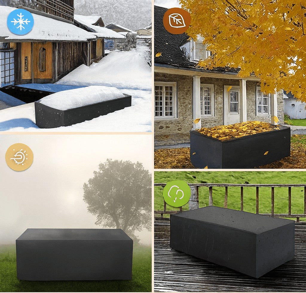 Wasserabweisende Abdeckhaube aus Polyester mit UV-Schutz für Gartenmöbel und Sitzgruppen, Ansicht 11
