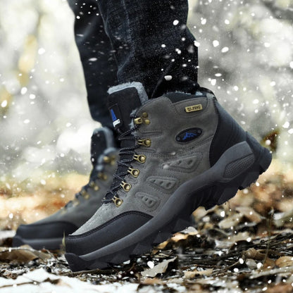 Wasserdichte Trekkingschuhe aus Wildleder-Optik mit rutschfester Profilsohle und Knöchelstütze, Ansicht 7