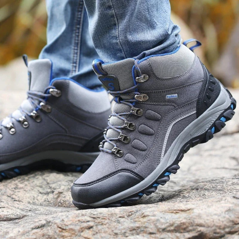 Wasserdichte Wanderschuhe mit griffiger Profilsohle und atmungsaktivem Obermaterial für Damen und Herren, Ansicht 7