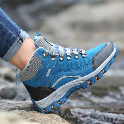 Wasserdichte Wanderschuhe mit griffiger Profilsohle und atmungsaktivem Obermaterial für Damen und Herren, Ansicht 9