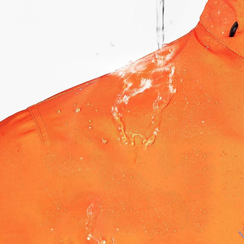 Wasserdichter Regenanzug aus Polyester mit Jacke, Hose und Packbeutel für Motorrad, Rad und Wandern, Ansicht 14