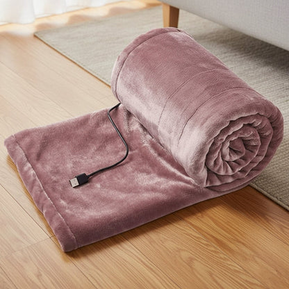 Weiche USB-Heizdecke mit 3 Heizstufen und 5-V-Anschluss für Sofa, Büro und unterwegs, Ansicht 4