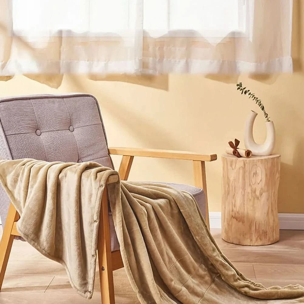 Weiche USB-Heizdecke mit 3 Heizstufen und 5-V-Anschluss für Sofa, Büro und unterwegs, Ansicht 6