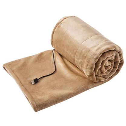 Weiche USB-Heizdecke mit 3 Heizstufen und 5-V-Anschluss für Sofa, Büro und unterwegs, Ansicht 8