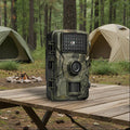 Wildkamera mit 12 MP, Nachtsicht und 1080p-Video für Jagd und Naturbeobachtung